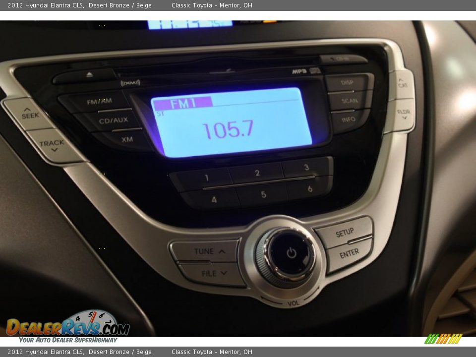 2012 Hyundai Elantra GLS Desert Bronze / Beige Photo #9