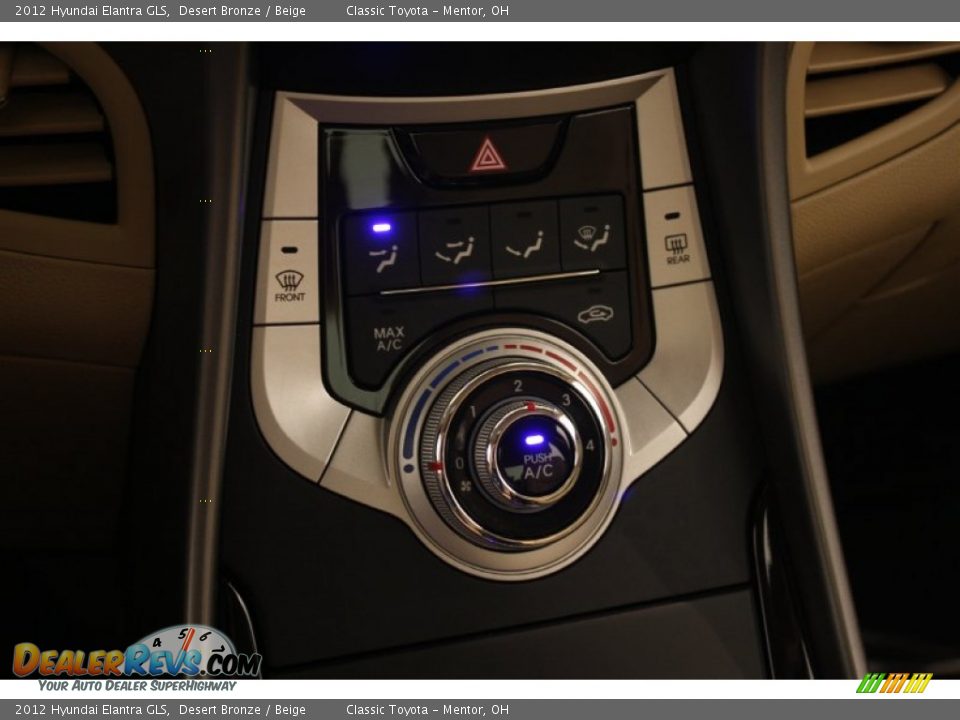 2012 Hyundai Elantra GLS Desert Bronze / Beige Photo #10