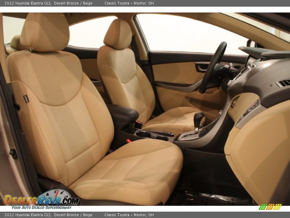 2012 Hyundai Elantra GLS Desert Bronze / Beige Photo #12