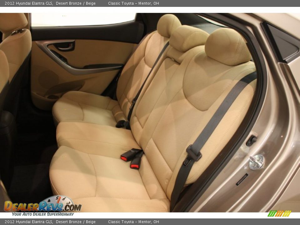 2012 Hyundai Elantra GLS Desert Bronze / Beige Photo #14