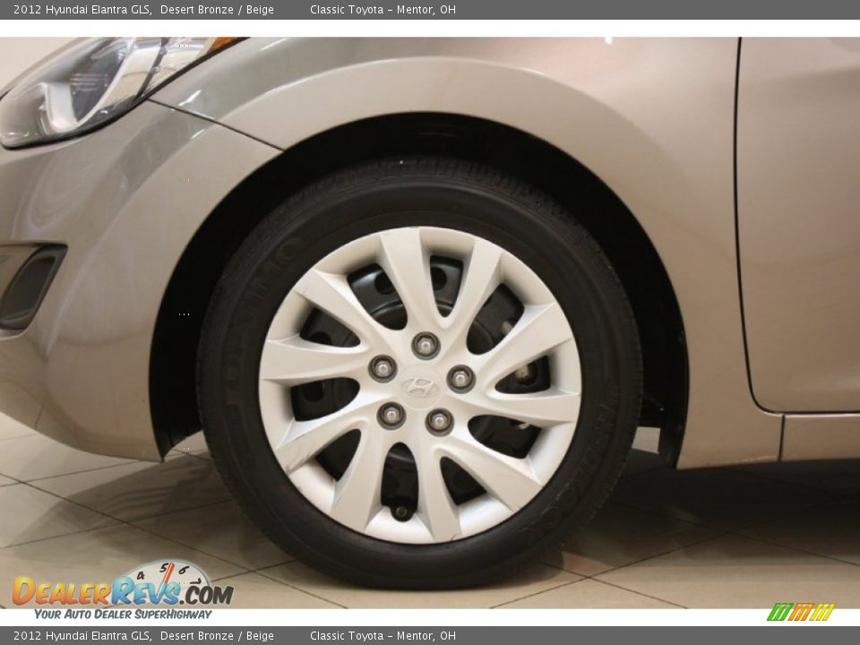 2012 Hyundai Elantra GLS Desert Bronze / Beige Photo #17