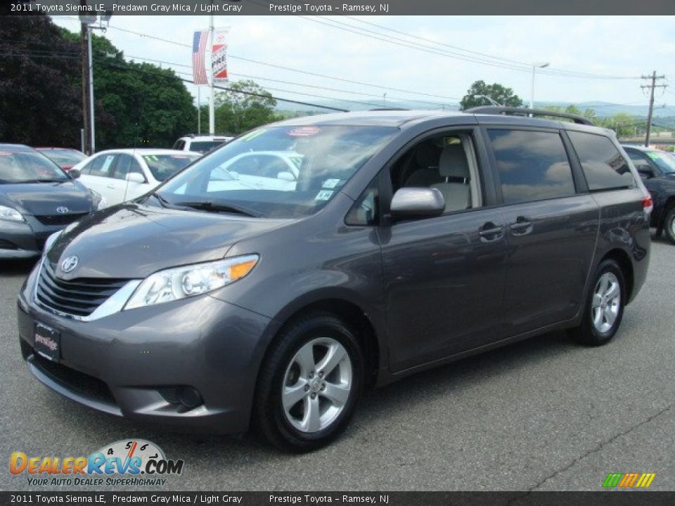 2011 Toyota Sienna LE Predawn Gray Mica / Light Gray Photo #3