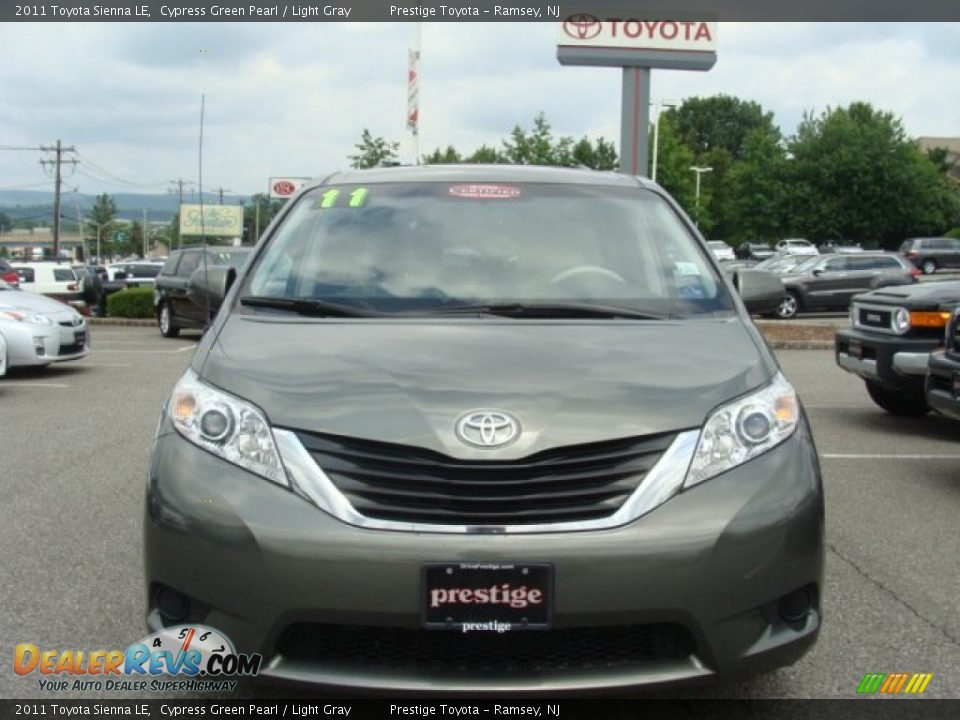 2011 Toyota Sienna LE Cypress Green Pearl / Light Gray Photo #2