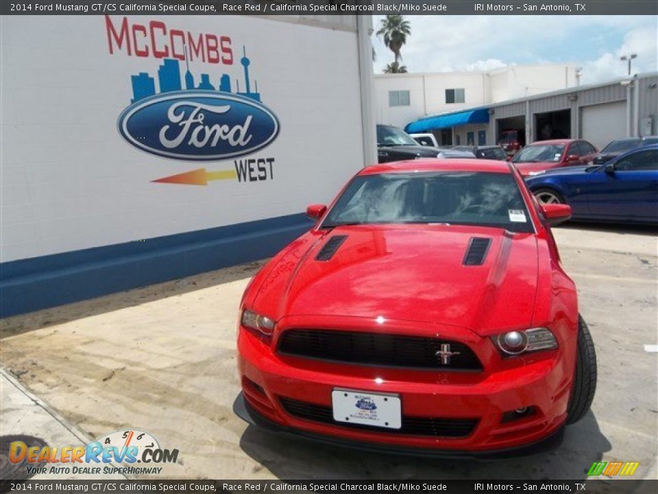 2014 Ford Mustang GT/CS California Special Coupe Race Red / California Special Charcoal Black/Miko Suede Photo #1