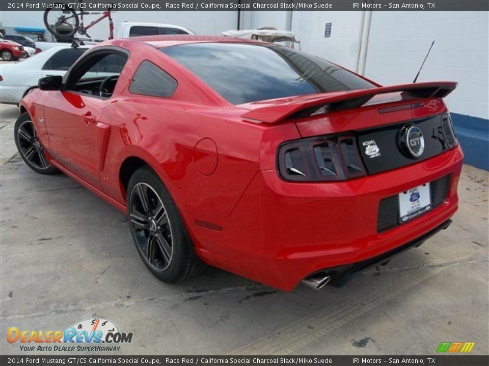 2014 Ford Mustang GT/CS California Special Coupe Race Red / California Special Charcoal Black/Miko Suede Photo #4