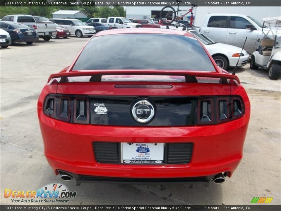 2014 Ford Mustang GT/CS California Special Coupe Race Red / California Special Charcoal Black/Miko Suede Photo #5