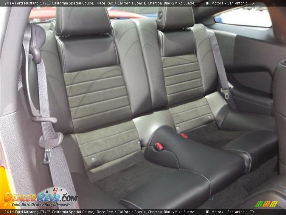 Rear Seat of 2014 Ford Mustang GT/CS California Special Coupe Photo #12