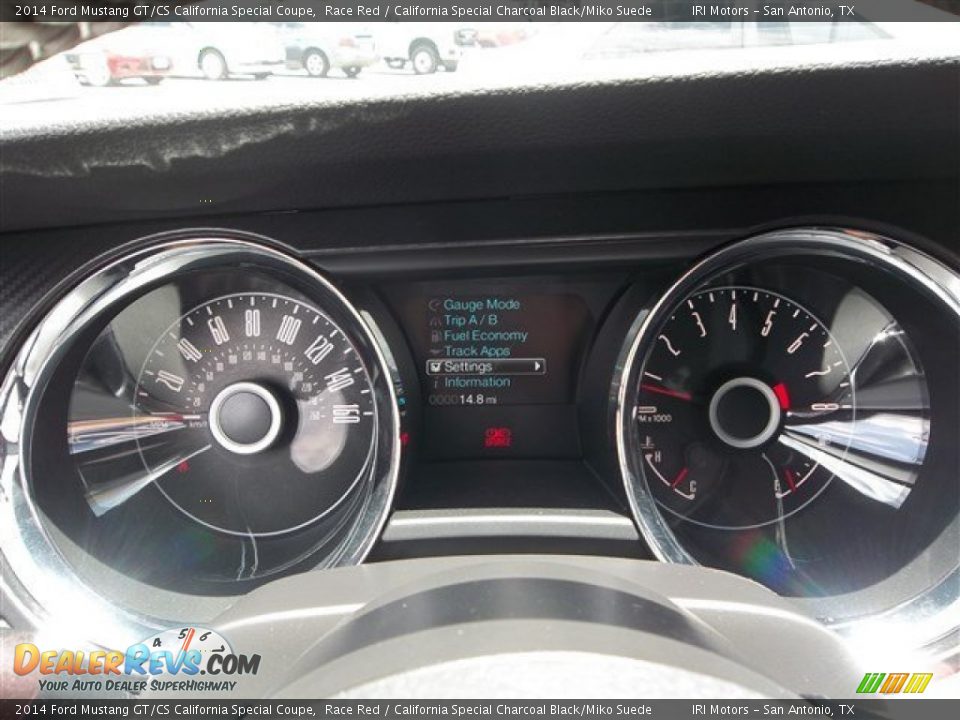 2014 Ford Mustang GT/CS California Special Coupe Race Red / California Special Charcoal Black/Miko Suede Photo #19