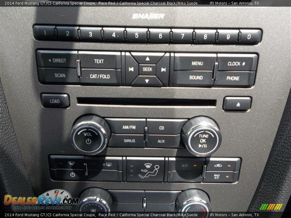 Controls of 2014 Ford Mustang GT/CS California Special Coupe Photo #22