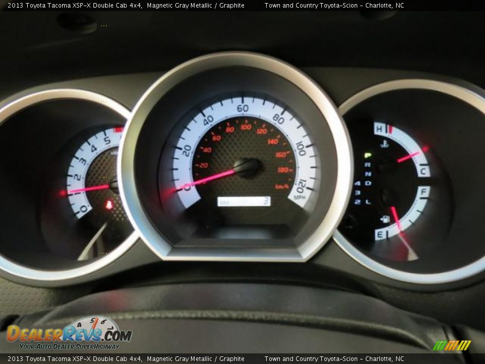 2013 Toyota Tacoma XSP-X Double Cab 4x4 Gauges Photo #11