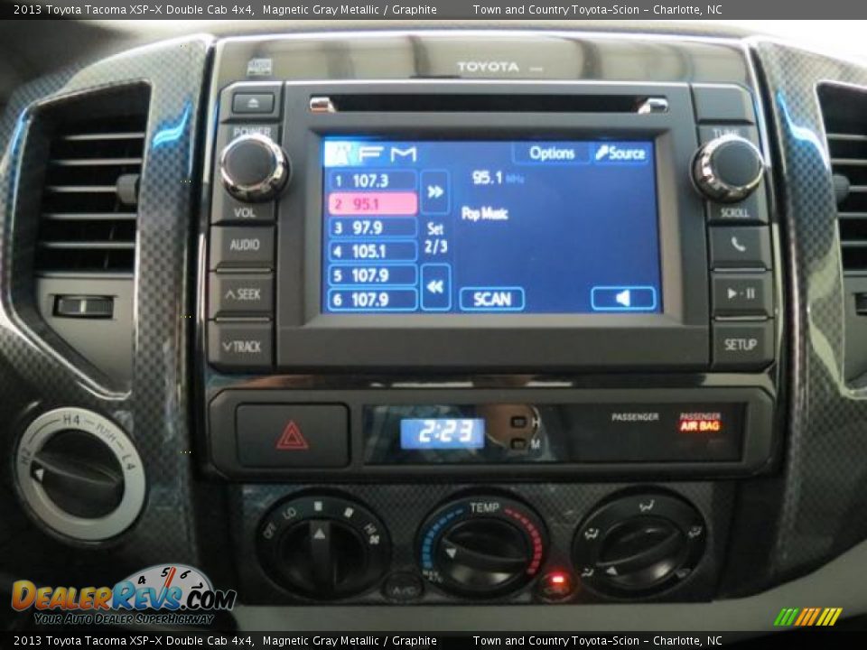 Controls of 2013 Toyota Tacoma XSP-X Double Cab 4x4 Photo #12