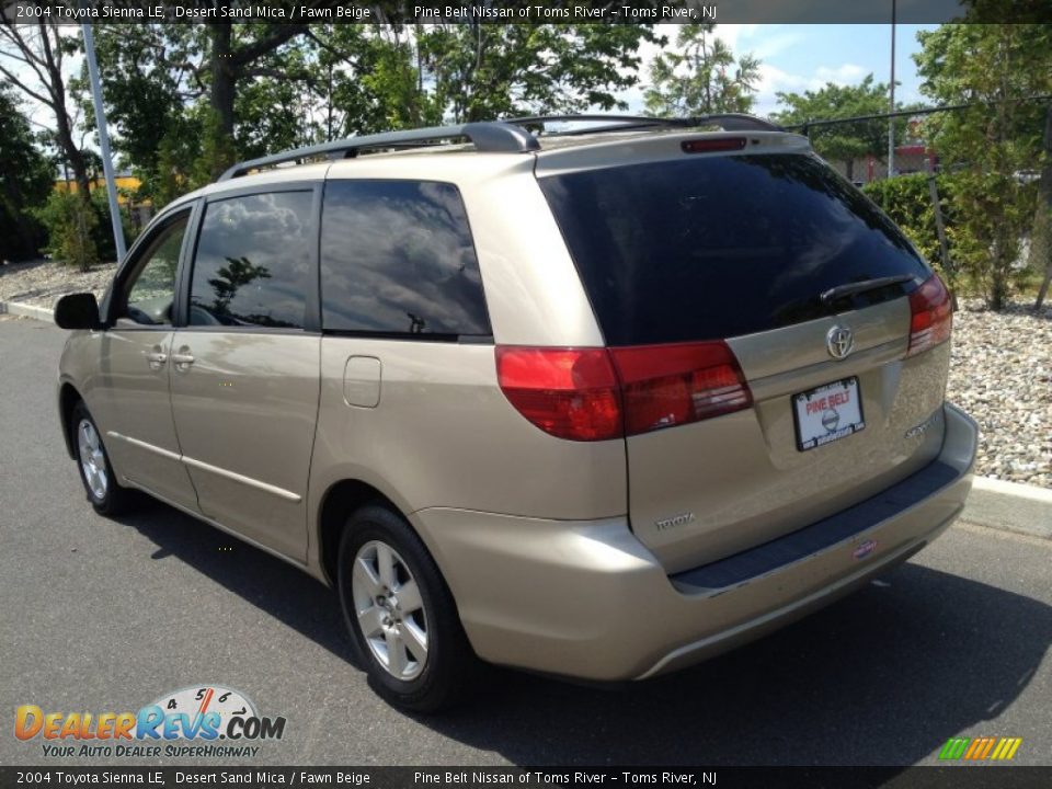 2004 Toyota Sienna LE Desert Sand Mica / Fawn Beige Photo #5