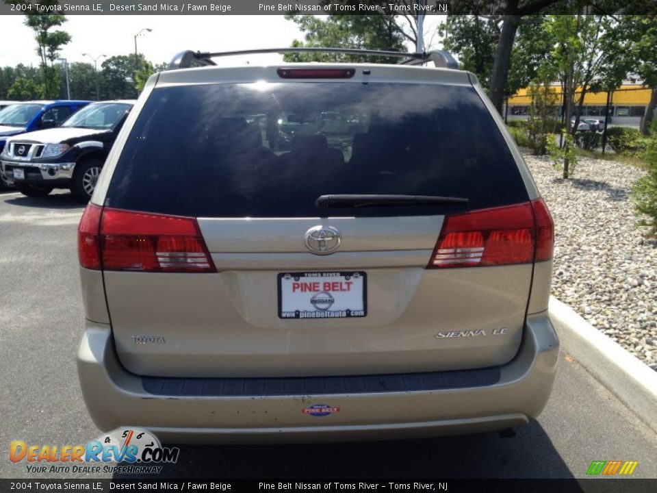 2004 Toyota Sienna LE Desert Sand Mica / Fawn Beige Photo #6