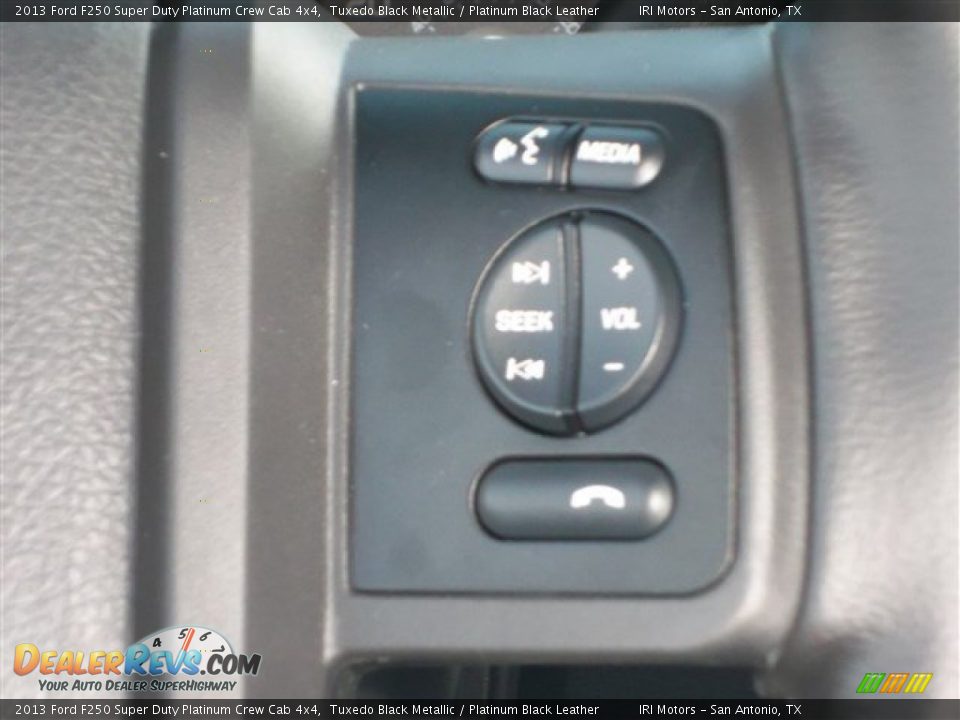 2013 Ford F250 Super Duty Platinum Crew Cab 4x4 Tuxedo Black Metallic / Platinum Black Leather Photo #19