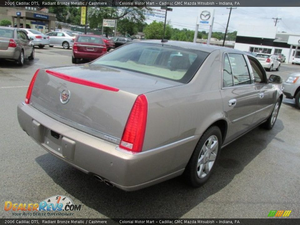 2006 Cadillac DTS Radiant Bronze Metallic / Cashmere Photo #6