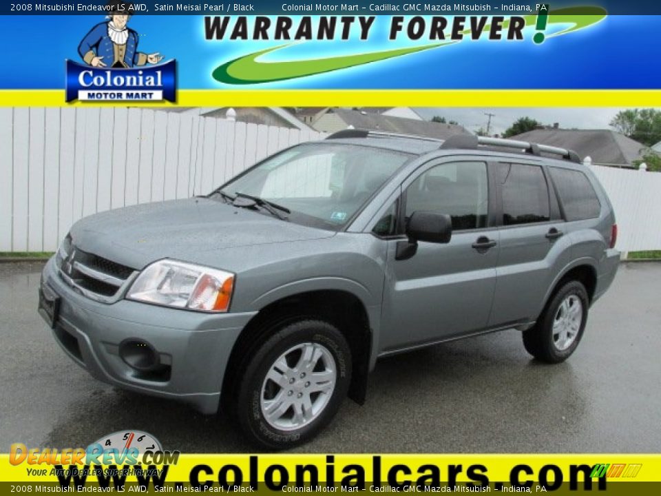 2008 Mitsubishi Endeavor LS AWD Satin Meisai Pearl / Black Photo #1