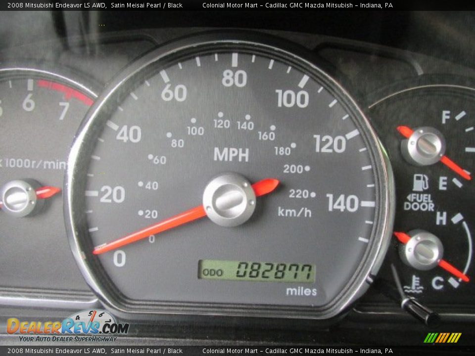 2008 Mitsubishi Endeavor LS AWD Satin Meisai Pearl / Black Photo #20