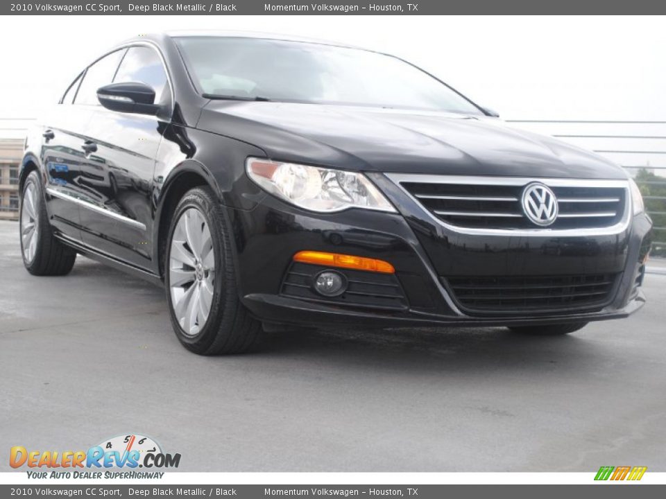 2010 Volkswagen CC Sport Deep Black Metallic / Black Photo #1