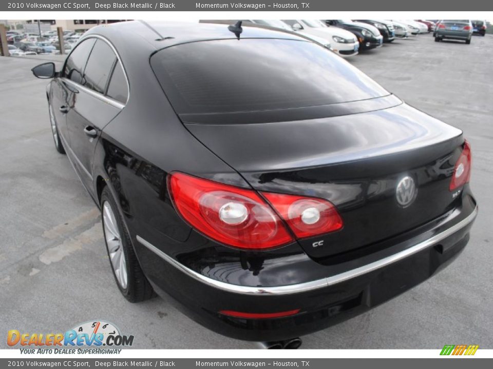 2010 Volkswagen CC Sport Deep Black Metallic / Black Photo #7