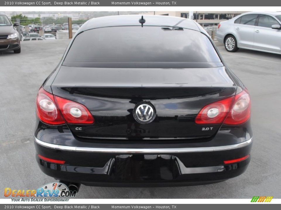 2010 Volkswagen CC Sport Deep Black Metallic / Black Photo #8