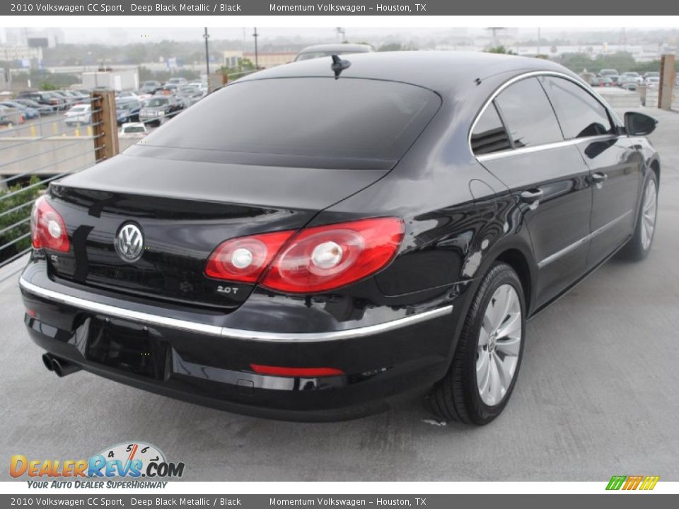 Deep Black Metallic 2010 Volkswagen CC Sport Photo #9