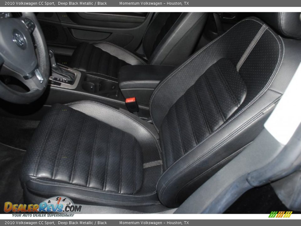 2010 Volkswagen CC Sport Deep Black Metallic / Black Photo #16