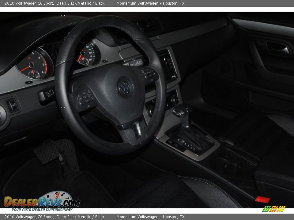 2010 Volkswagen CC Sport Deep Black Metallic / Black Photo #17