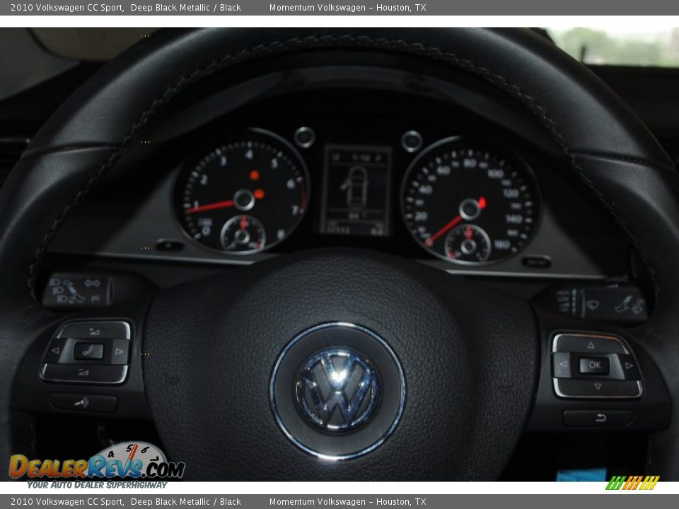 2010 Volkswagen CC Sport Deep Black Metallic / Black Photo #28
