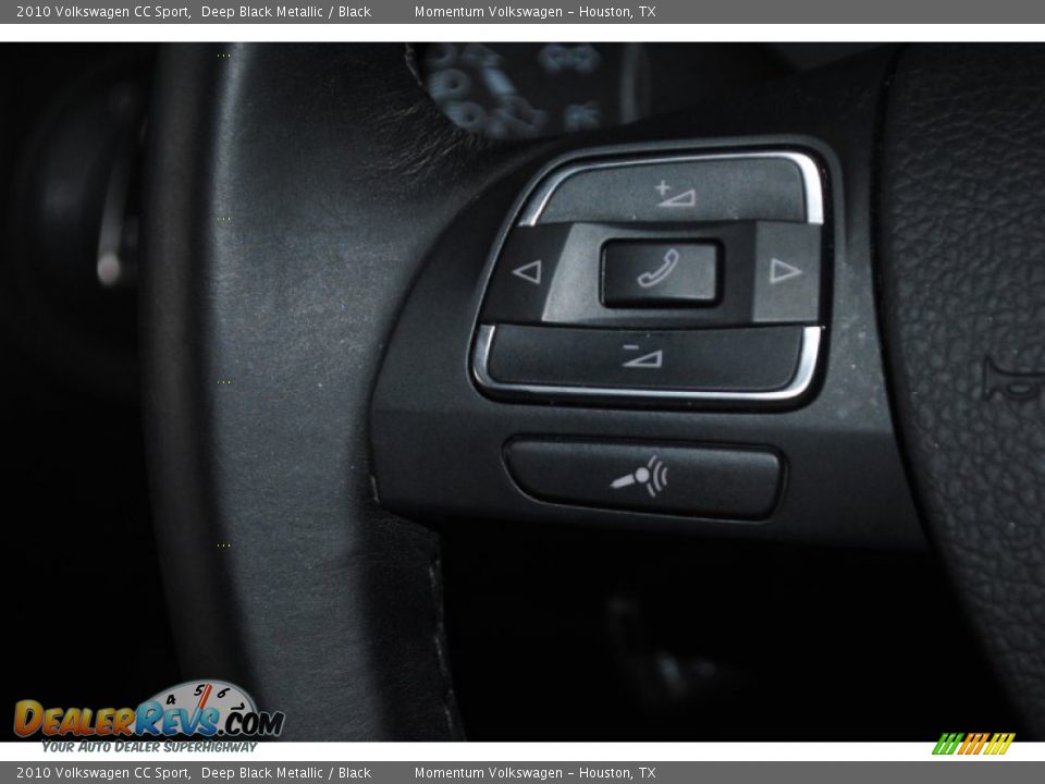2010 Volkswagen CC Sport Deep Black Metallic / Black Photo #29