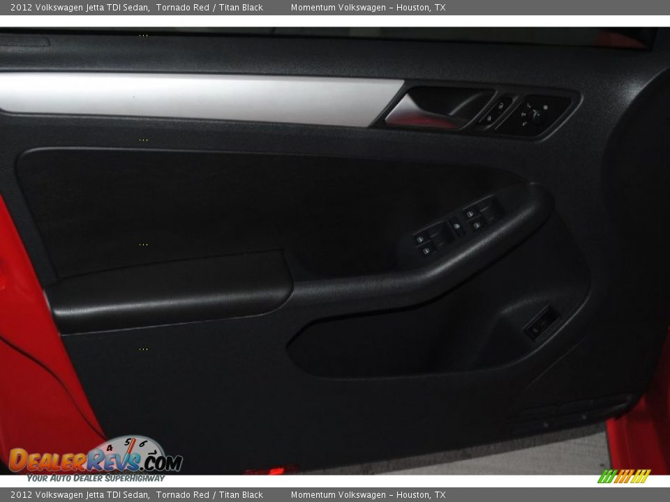 2012 Volkswagen Jetta TDI Sedan Tornado Red / Titan Black Photo #14