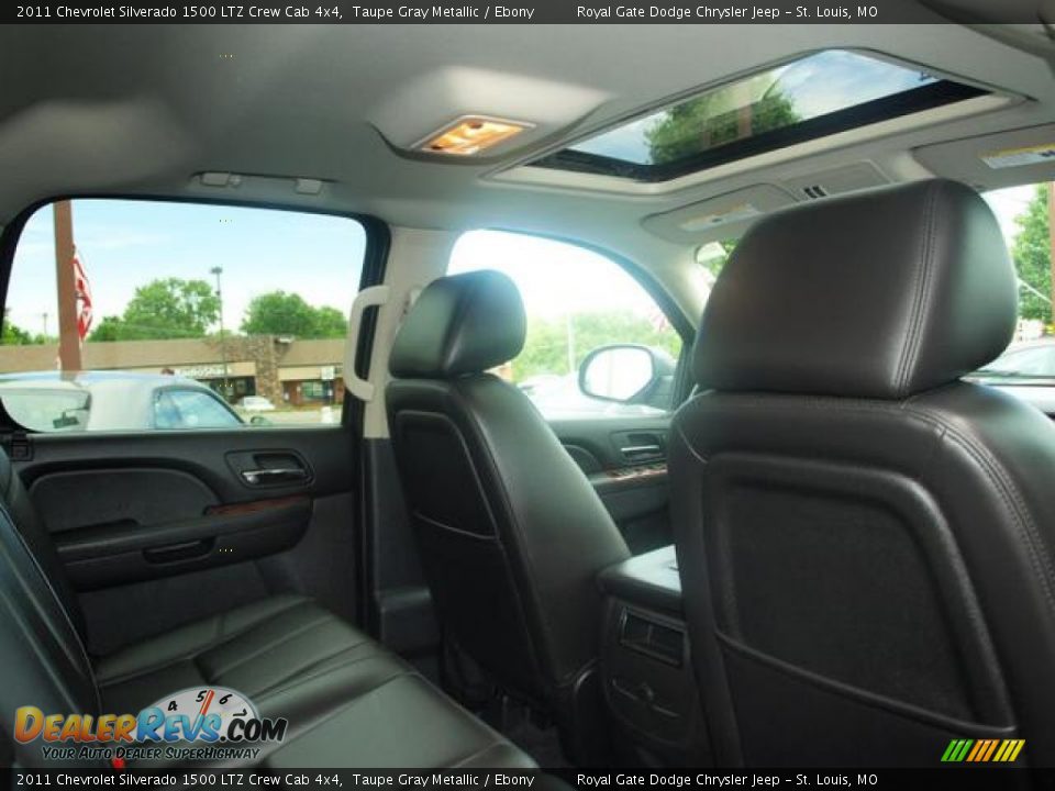 2011 Chevrolet Silverado 1500 LTZ Crew Cab 4x4 Taupe Gray Metallic / Ebony Photo #9
