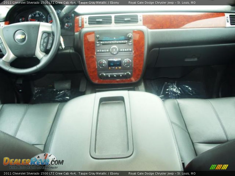 2011 Chevrolet Silverado 1500 LTZ Crew Cab 4x4 Taupe Gray Metallic / Ebony Photo #10