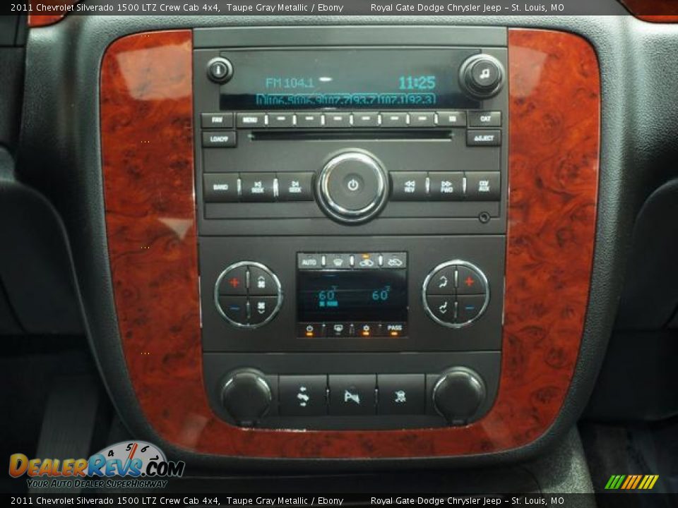 2011 Chevrolet Silverado 1500 LTZ Crew Cab 4x4 Taupe Gray Metallic / Ebony Photo #12