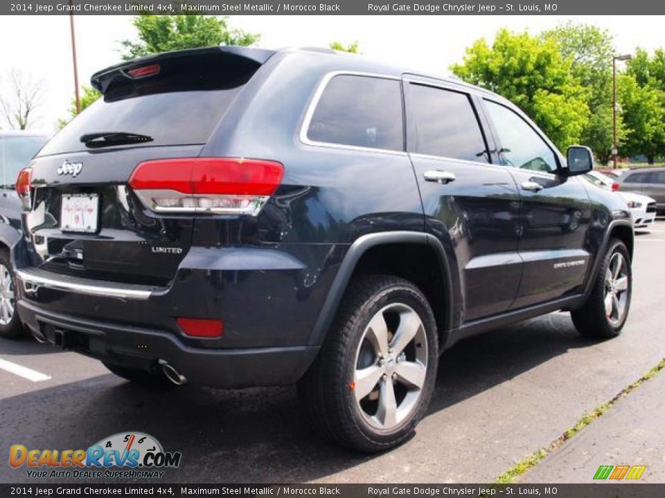 2014 Jeep Grand Cherokee Limited 4x4 Maximum Steel Metallic / Morocco Black Photo #3