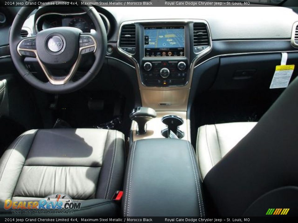 2014 Jeep Grand Cherokee Limited 4x4 Maximum Steel Metallic / Morocco Black Photo #5