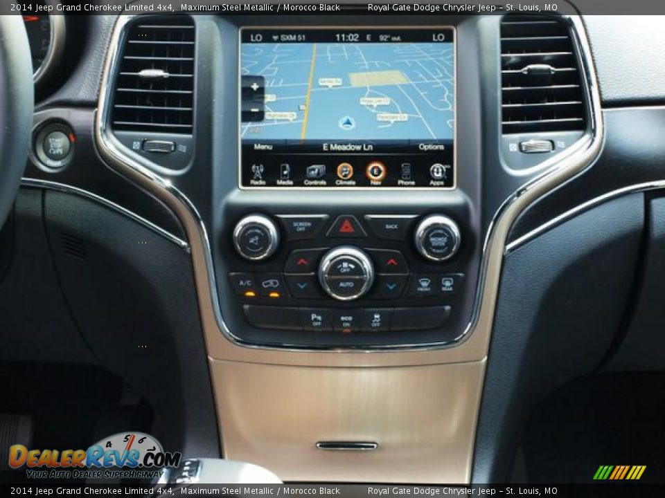 2014 Jeep Grand Cherokee Limited 4x4 Maximum Steel Metallic / Morocco Black Photo #7