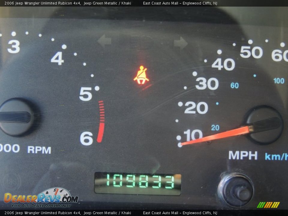 2006 Jeep Wrangler Unlimited Rubicon 4x4 Jeep Green Metallic / Khaki Photo #14