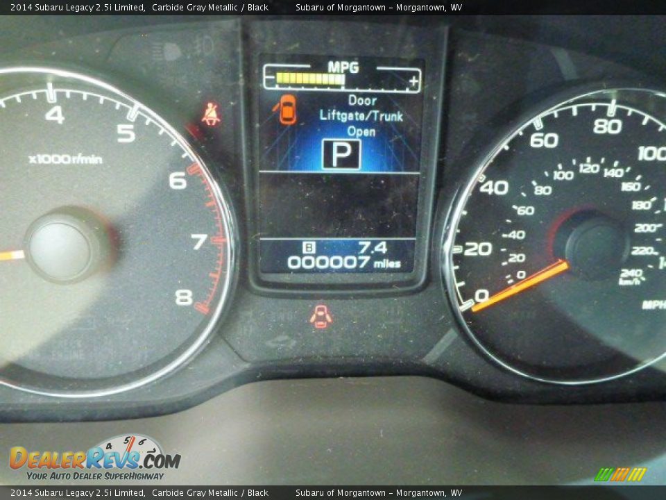 2014 Subaru Legacy 2.5i Limited Carbide Gray Metallic / Black Photo #20