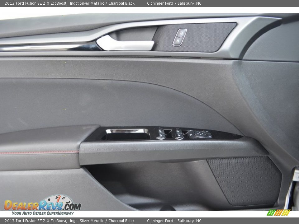 2013 Ford Fusion SE 2.0 EcoBoost Ingot Silver Metallic / Charcoal Black Photo #4
