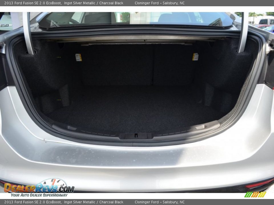 2013 Ford Fusion SE 2.0 EcoBoost Ingot Silver Metallic / Charcoal Black Photo #8