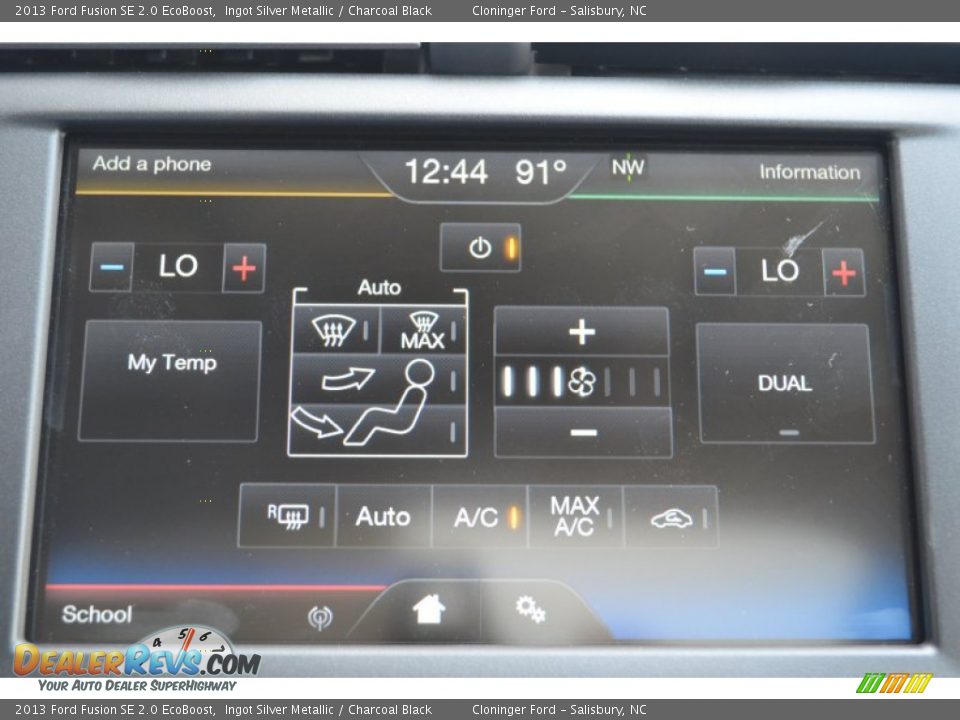 2013 Ford Fusion SE 2.0 EcoBoost Ingot Silver Metallic / Charcoal Black Photo #14