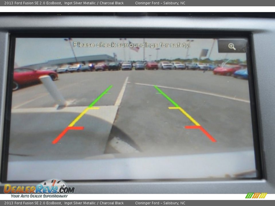 2013 Ford Fusion SE 2.0 EcoBoost Ingot Silver Metallic / Charcoal Black Photo #16