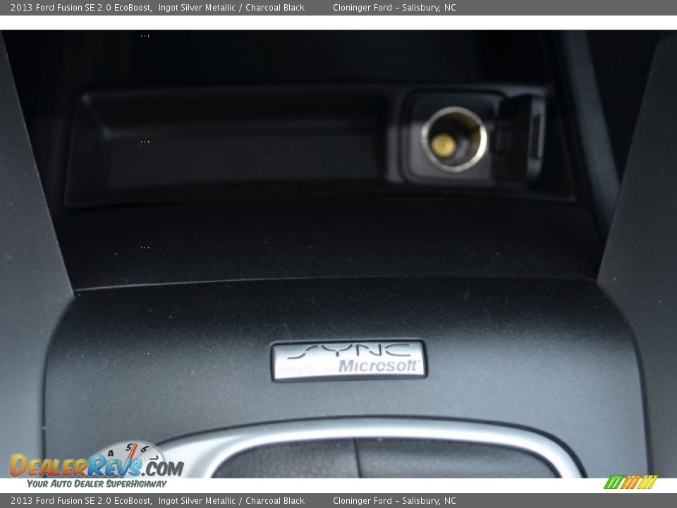 2013 Ford Fusion SE 2.0 EcoBoost Ingot Silver Metallic / Charcoal Black Photo #18