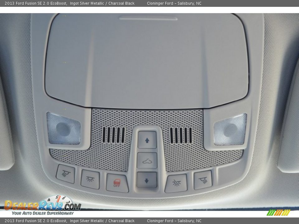2013 Ford Fusion SE 2.0 EcoBoost Ingot Silver Metallic / Charcoal Black Photo #23