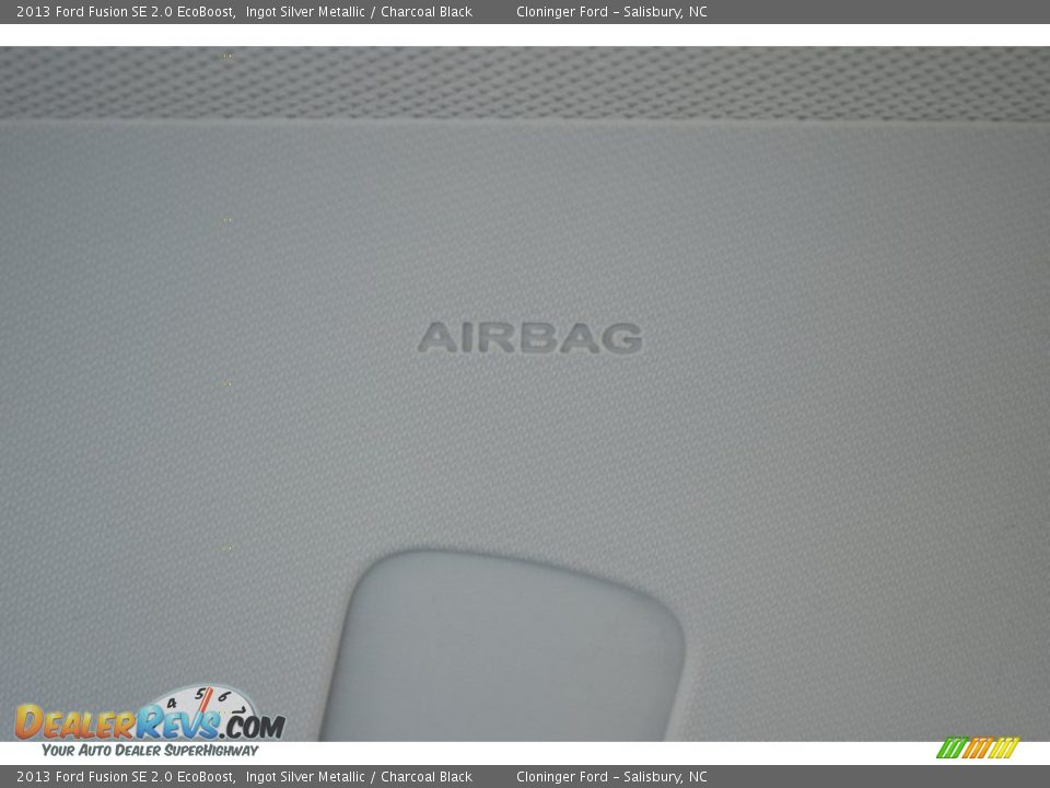 2013 Ford Fusion SE 2.0 EcoBoost Ingot Silver Metallic / Charcoal Black Photo #25