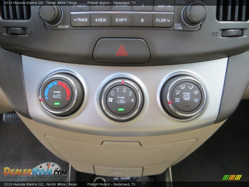 2010 Hyundai Elantra GLS Nordic White / Beige Photo #34