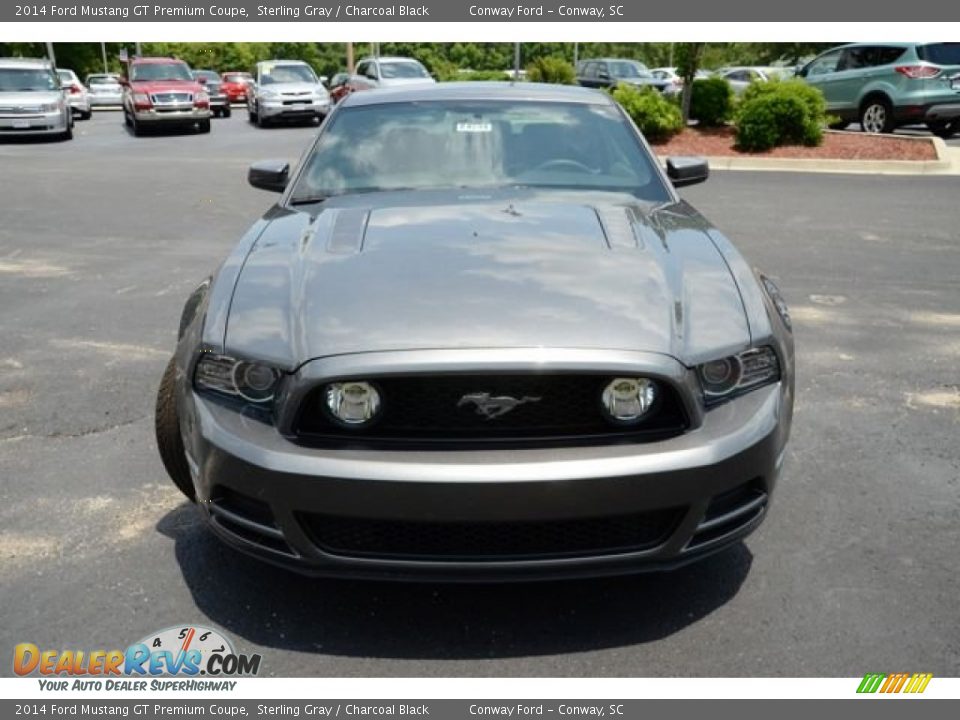 2014 Ford Mustang GT Premium Coupe Sterling Gray / Charcoal Black Photo #2
