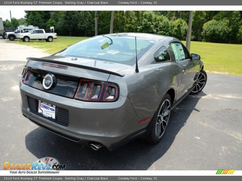 2014 Ford Mustang GT Premium Coupe Sterling Gray / Charcoal Black Photo #5