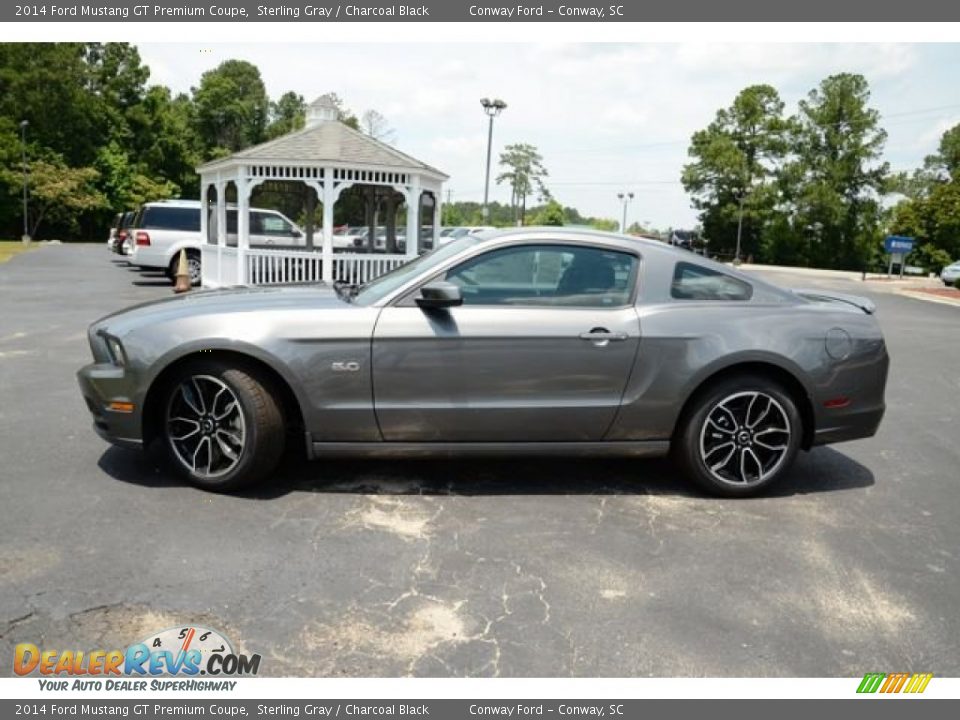 2014 Ford Mustang GT Premium Coupe Sterling Gray / Charcoal Black Photo #8