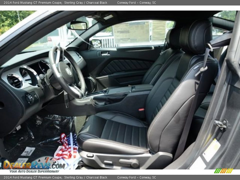 Front Seat of 2014 Ford Mustang GT Premium Coupe Photo #11